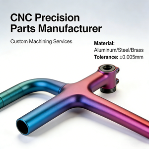 High-end CNC Machined Aluminum Alloy Parts and Components Racing Bicycle Aviation Off-road Carbon Fiber <b>Frames</b> - Product Image 1