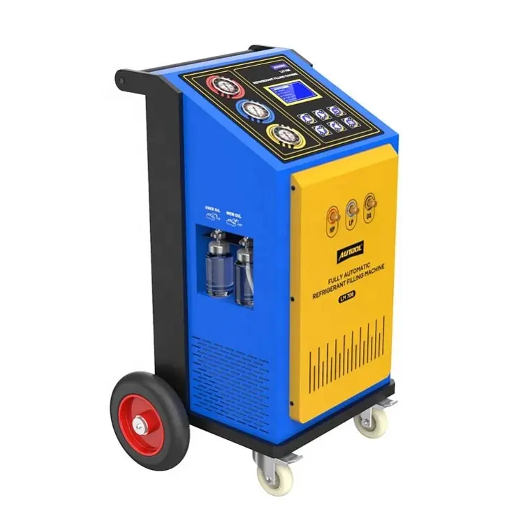Autool R600a R32 R406a R410a R407c R134a Recycle Refrigerant Mesin Pemulihan Gas