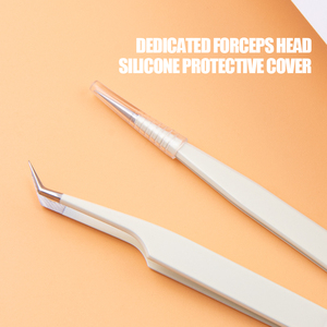 Aplicadores de Cílios em Aço Inoxidável Pinças para Cílios com Pintura e Decorações Pinças de Alta Qualidade - Product Image 6