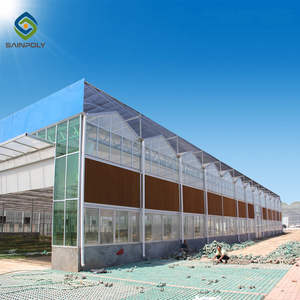 Commercial Large <span class=keywords><strong>Greenhouse</strong></span> Frame Panels Stable Single Layer Plastic Steel Agricultural <span class=keywords><strong>Greenhouse</strong></span> PC Sheet Cover for Plant - Product Image 6