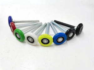 Rouleau de porte de garage automatique silencieux, porte industrielle, rouleau en nylon avec roulement métallique, multicolore, 2'' 3'', personnalisable - Product Image 5