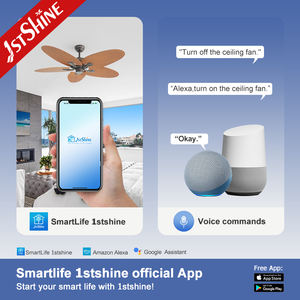 พัดลมเพดานแบบชนบท, พัดลมเพดาน52นิ้วควบคุมด้วยไฟฟ้าสไตล์โบราณพัดลมเพดาน1ชิ้นไม่มีไฟ - Product Image 6