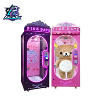 Nouvelle Offre Promotionnelle : Machine à griffes à monnayeur, jeu de coupe de peluches géantes à thème de barbier ou 'Coupe la corde', pour centres commerciaux et parcs d'attractions