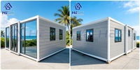 Maison conteneur extensible 75 mm en EPS, prête pour le Canada (CSA C22.2), 40, 30, 20 pieds, 1, 2, 3, 4, 5 chambres, maison pliante moderne, bungalow