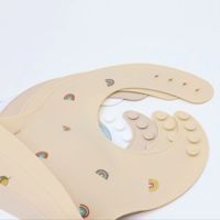 Bavoirs pour bébé en silicone, imperméables, lavables, sans BPA, vente en gros en Chine, motifs animaux