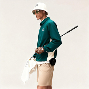 <span class=keywords><strong>Polo</strong></span> da Golf con Logo ricamato all'ingrosso <span class=keywords><strong>manica</strong></span> <span class=keywords><strong>lunga</strong></span> traspirante rapida asciugatura e <span class=keywords><strong>Slim</strong></span> <span class=keywords><strong>Fit</strong></span> da uomo <span class=keywords><strong>Polo</strong></span> da Golf - Product Image 2