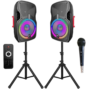 Enceinte active + passive HYANKE EX-10A 10 pouces, 100W RMS, avec USB et radio <span class=keywords><strong>FM</strong></span> - Product Image 1