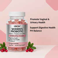 Gummies probiotiques à la canneberge OEM : favorisent la santé intestinale et vaginale et soutiennent la digestion. Livraison rapide