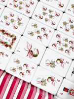 Table de jeu de Mahjong portable haut de gamme en acrylique de luxe américain, 160 tuiles, de la fabrique Ningbo Leti, pour Noël