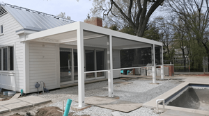 Pérgola Bioclimática Motorizada de Aluminio RKOVE RK-S3, Techo de Láminas Ajustables Impermeable, Gazebo para Jardín y Patio Exterior, Tamaño Personalizado - Product Image 4