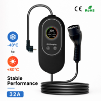 Bornes de recharge 32A, chargeur EV Type 1, 7,4 kW, chargeur de voiture électrique, UL2594, 110V, portable pour Tesla, Chevy, Ford