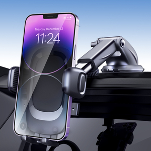 Retractable <strong>Car</strong> Phone Holder Strong Suction Cup 360&deg; Rotating <strong>Hands</strong>-<strong>Free</strong> Mount Dashboard/Windshield Universal For 4-7" Phones - Product Image 1