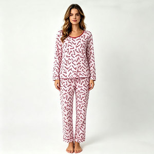 <b>Christmas</b> Pajamas for Women Bamboo Cotton Modal Sleepwear Set Holiday <b>Pjs</b> Women's Clothing for Home Comfort Nightwear for <b>Ladies</b> - Product Image 4