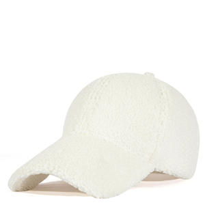 Casquette de baseball en fourrure d'ours en peluche pour femme, 100 % polyester, élégante, style urbain, chaude pour l'hiver, avec boucle métallique – Vente en gros, stock disponible, offre spéciale - Product Image 2