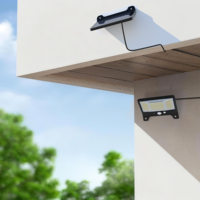 Projecteurs solaires LED 2026 pour extérieur avec détecteur de mouvement, lampes murales étanches IP65, haute luminosité, télécommandées, à piles, pour jardin