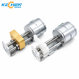 Actionneur linéaire 20 mm : <span class=keywords><strong>Moteur</strong></span> <span class=keywords><strong>pas</strong></span> <span class=keywords><strong>à</strong></span> <span class=keywords><strong>pas</strong></span> <span class=keywords><strong>à</strong></span> course de 32 mm avec rail coulissant en plastique lisse, <span class=keywords><strong>moteur</strong></span> micro-<span class=keywords><strong>pas</strong></span> DC 5V/12V pour l'automatisation en laboratoire - Product Image 3