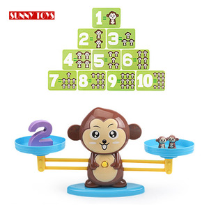 L'addition <span class=keywords><strong>arithmétique</strong></span> soustraction chiffres singe numérique balance jouet <span class=keywords><strong>d</strong></span>'éveil singe équilibre jeu de maths pour enfants - Product Image 2