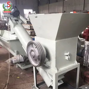 Waste bottle flakes machine recycling system factory Waste plastic crushing drying line Plastic washing machine