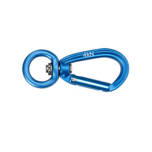 Mosquetón de Aleación de Aluminio 7075 de Alta Calidad 4KN para Escalada y Uso Industrial Pesado con Gancho Giratorio, Logotipo Personalizado, Correa Pequeña para Perro con Tornillo - Product Image 6
