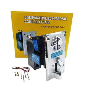 Electronic JY-100F Comparable Coin Acceptor with Alloy Front Panel for <b>Arcade</b> Game Machine Coin Pusher - Product Image 1