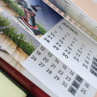 Calendrier de bureau hebdomadaire GemFully, idée de calendrier en maille, calendrier personnalisé pour enseignant, calendrier de table unique