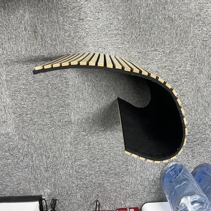 Panneaux muraux en bois flexibles KASARO, panneaux muraux en placage de bois flexible pour panneau mural intérieur - Product Image 2