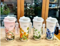 Mug de voyage isotherme en acier inoxydable de 16 oz, tasse à café anti-fuite avec sangle, pour le camping en plein air, le bureau, le sport, OEM ODM