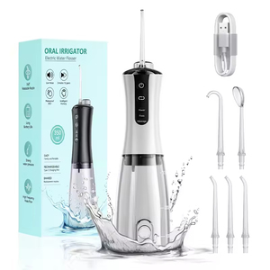 Hydropulseur dentaire électrique portable étanche IPX7 à 5 niveaux, blanchiment des dents, irrigateur dentaire OEM/ODM - Product Image 1
