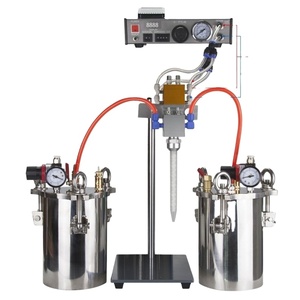 Pistolet à colle époxy bicomposant AB avec agitation électrique dynamique et valve de distribution manuelle - Product Image 2