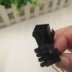 สายอะแดปเตอร์แปลงไฟ 6 พินเป็น 8 พิน 12V 10A PVC คอมพิวเตอร์ตั้งโต๊ะพีซีตัวเชื่อมต่อส่วนต่อขยายแหล่งจ่ายไฟ - Product Image 2