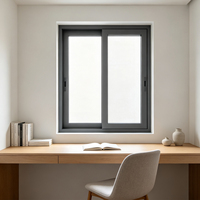 Ventana Corredera de Aluminio con Doble Acristalamiento, Aislante Acústico, Anticondensación, para Estudio, Precio de Fábrica