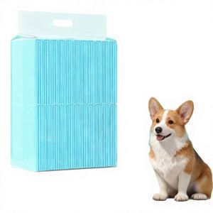 แผ่นรองซับฉี่สัตว์เลี้ยง สุนัข/แมว/กระต่าย แบบหนา ดูดซับกลิ่น ป้องกันการรั่วซึม ใช้แล้วทิ้ง ผลิตจากใยไม่ถักทอ SAPPE และเยื่อไม้ ผลิตในจีน - Product Image 1