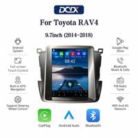 Radio para Auto con Pantalla Vertical de 9.7" para Toyota RAV4 (2014-2.18), con Sistema Multimedia Inalámbrico Android Auto y CarPlay, Unidad Principal con Bluetooth 4G