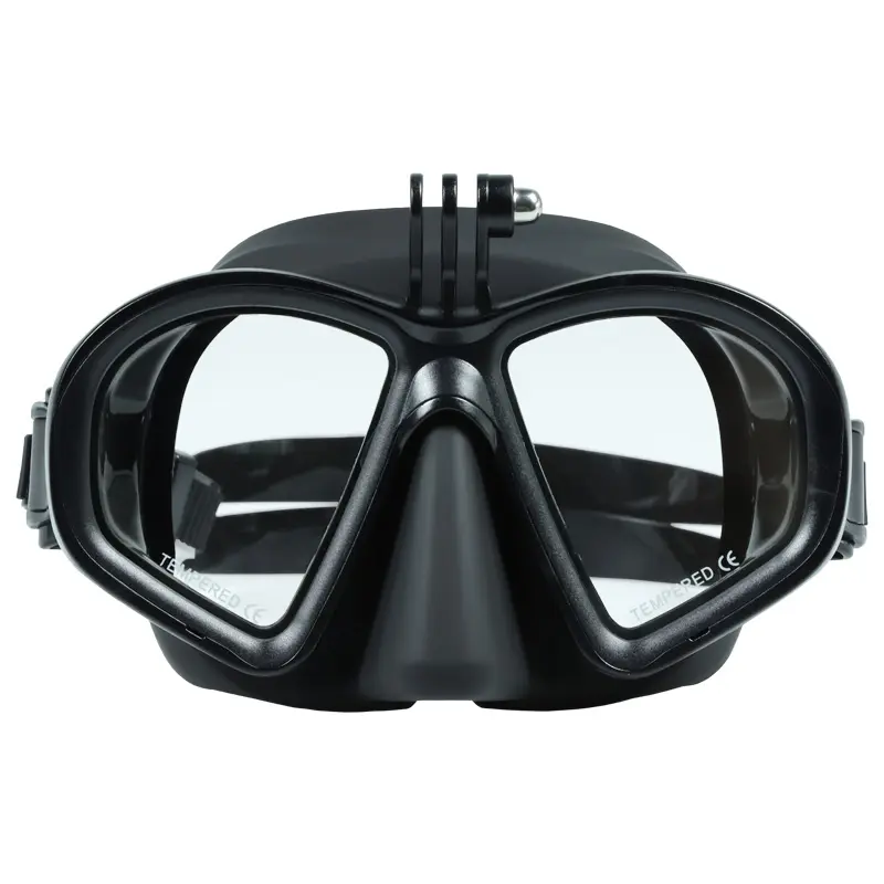 Hot sale Low volume silicone spearfishing diving silicone mask gopro free diving mask