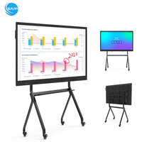 Prix d'usine 4k 65 75 85 96 110 pouces écran tactile logiciel multilingue Lcd Smart Board Android tableau blanc interactif