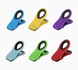 Clips magnéticos multicolores para bolsas, sello hermético, organizador de nevera, Clips de almacenamiento de cocina para patatas fritas, aperitivos de pan - Product Image 6