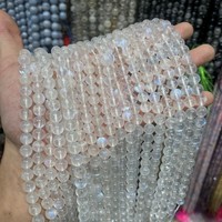 Perles rondes en pierre de lune bleue AA de qualité supérieure, cristaux de guérison, tailles 6 mm et 8 mm, accessoires DIY