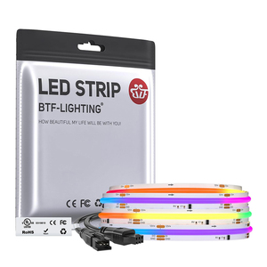 Tira de <span class=keywords><strong>LED</strong></span> Digital COB con Píxeles RGBIC direccionables, con efecto de persecución de color, Magic Dream Color Ws2811IC DC24V 12V 720Leds - Product Image 1