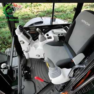 Pelle sur chenilles Hitachi ZX55 55 d'occasion de 5 tonnes Petite pelleteuse d'occasion avec noyau de roulement de pompe à engrenages à vendre - Product Image 6