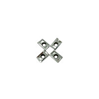 Plaquettes de tournage en carbure cémenté APKT série deskar APKT1003PDFR-AL, outil de fraisage en carbure pour aluminium