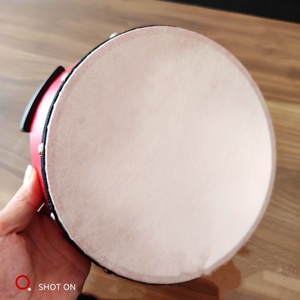 Wholesale 6 Inch 15 cm Wooden Hand Held <b>Drum</b> Percussion Instrument Musical <b>Drums</b> Early Educational Rhythm <b>Drum</b> for Children - Product Image 2