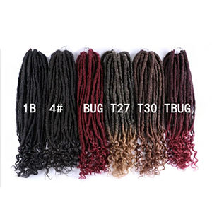 Extensions de cheveux Mèches <span class=keywords><strong>Tresses</strong></span> 220g Afro Locs pour femmes, <span class=keywords><strong>tresses</strong></span> Goddess africaines, cheveux au crochet Soft River Loc, extensions Goddess Locs - Product Image 6