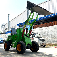 Produttore prezzo all'ingrosso caricatore elettrico fattoria 1ton 0,8ton 600kg compatto elettrico Mini batteria anteriore caricatore ruote