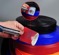 Manchons hydrauliques de protection en fibre de verre ignifuges haute température, matériaux d'isolation pour conduites d'huile, éléments certifiés ROHS