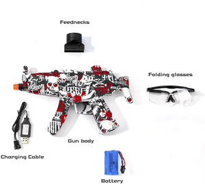 Pistola de agua eléctrica MP5, pistola de tiro al aire libre, juguetes de <span class=keywords><strong>paintball</strong></span>, pistola de balas blandas - Product Image 3