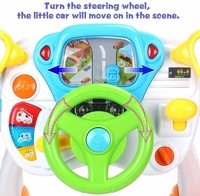 Samtoy – jouets électroniques éducatifs précoces pour bébés, volant pour enfants, jouet de conduite avec un son réaliste
