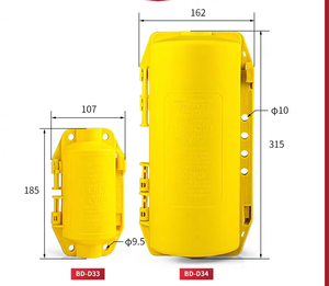 BD D33/D34 industriale di difesa aerea blocco della spina polipropilene (PP) costruire apparecchiature elettriche per prevenire l'uso improprio - Product Image 5