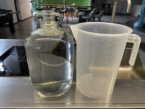 Bouteille <span class=keywords><strong>de</strong></span> fermenteur en verre Demijohn <span class=keywords><strong>5L</strong></span> Homebrewing Carboy Jar pour équipement Homebrew - Product Image 5