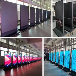 จอแสดงผล LED ดิจิทัลแบบเคลื่อนย้ายได้สำหรับภายในอาคารจากโรงงาน OEM หน้าจอสัมผัส วิดีโอวอลล์ ขนาด 32 นิ้ว รับประกัน 2 ปี เหมาะสำหรับงานนิทรรศการ PB - Product Image 5