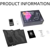 Appareil de massage des jambes à compression d'air complète OEM, dispositif de massage des pieds à compression séquentielle, botte à pression d'air sans fil pour améliorer la circulation